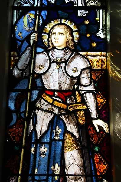 Joan of Arc Stained Glass