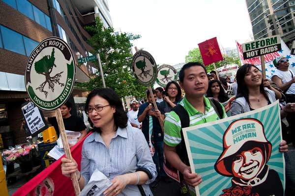 Immigrants Marching