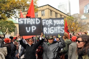 Protesters Stand Up for Your Rights